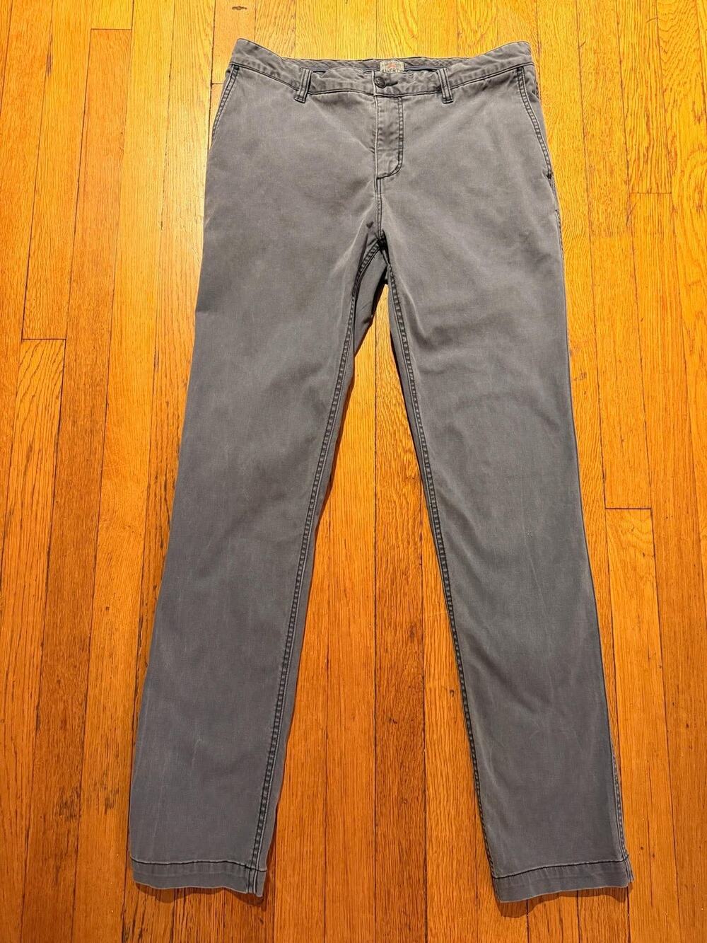 Faherty Men’s Gray Chino Pants Size 32